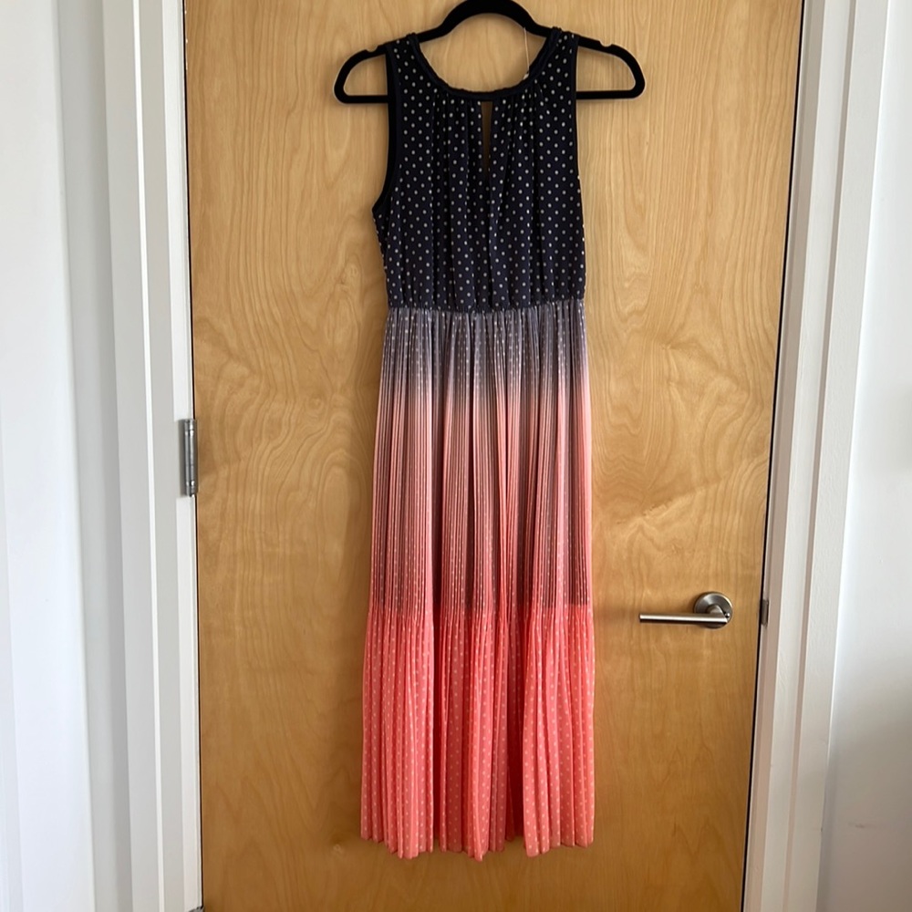 Maison Jules Polka Dot Midi Dress